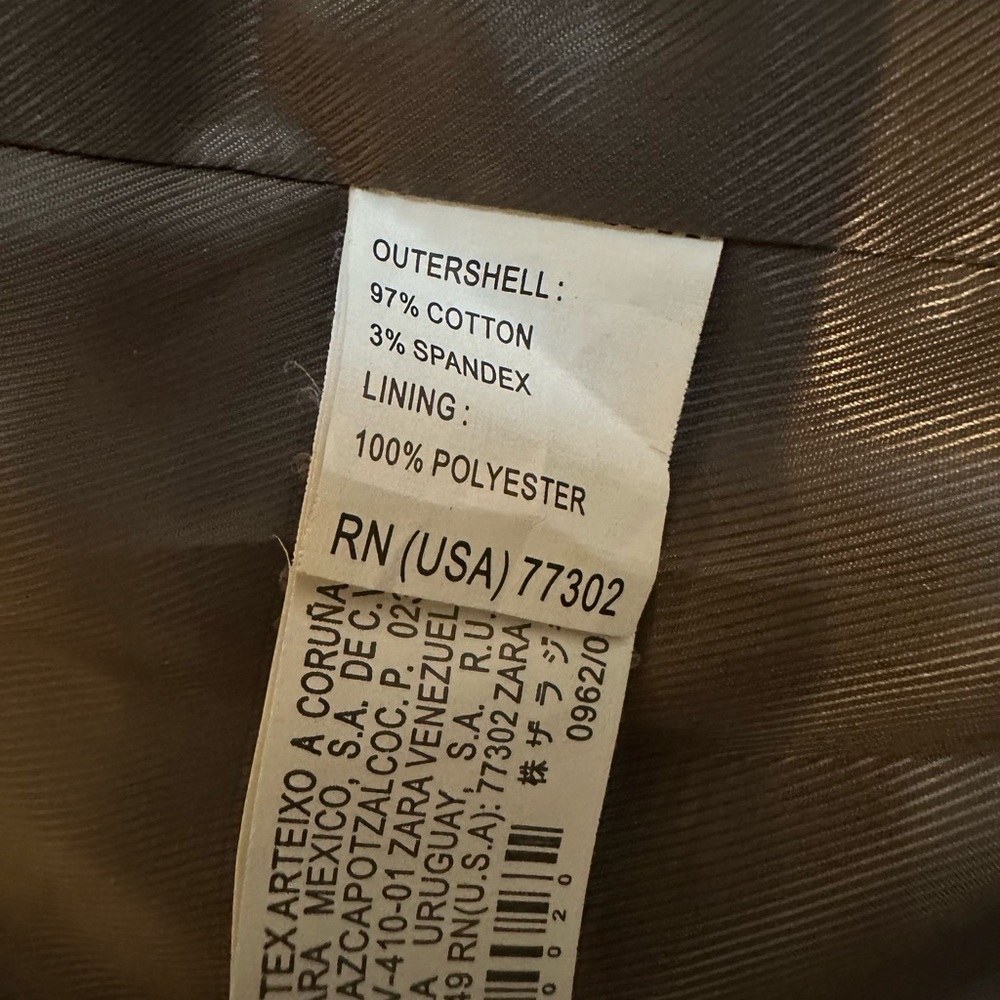 Zara Basic Military Style Belted Jacket - image 6